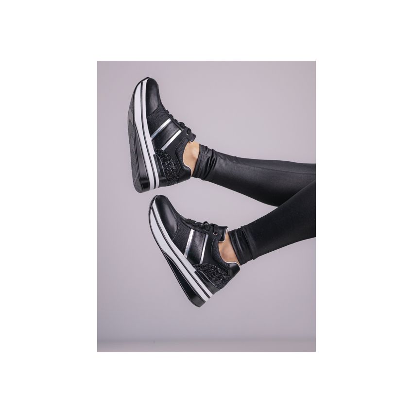 Yolera - Amy fekete női cipő