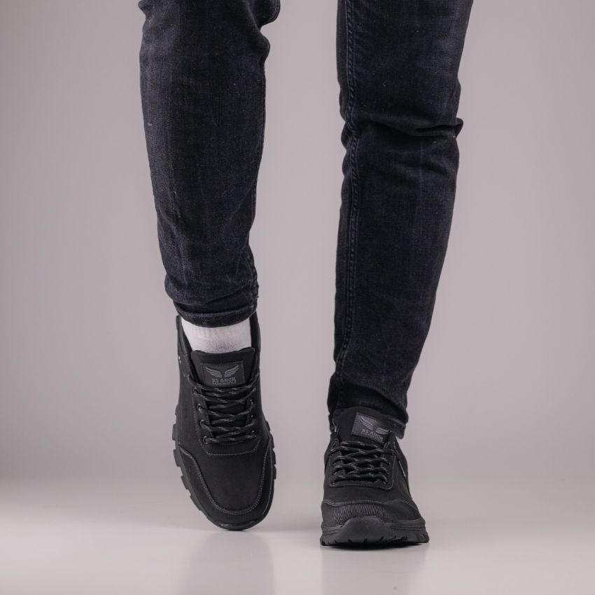 Yolera - Arn fekete férfi cipő