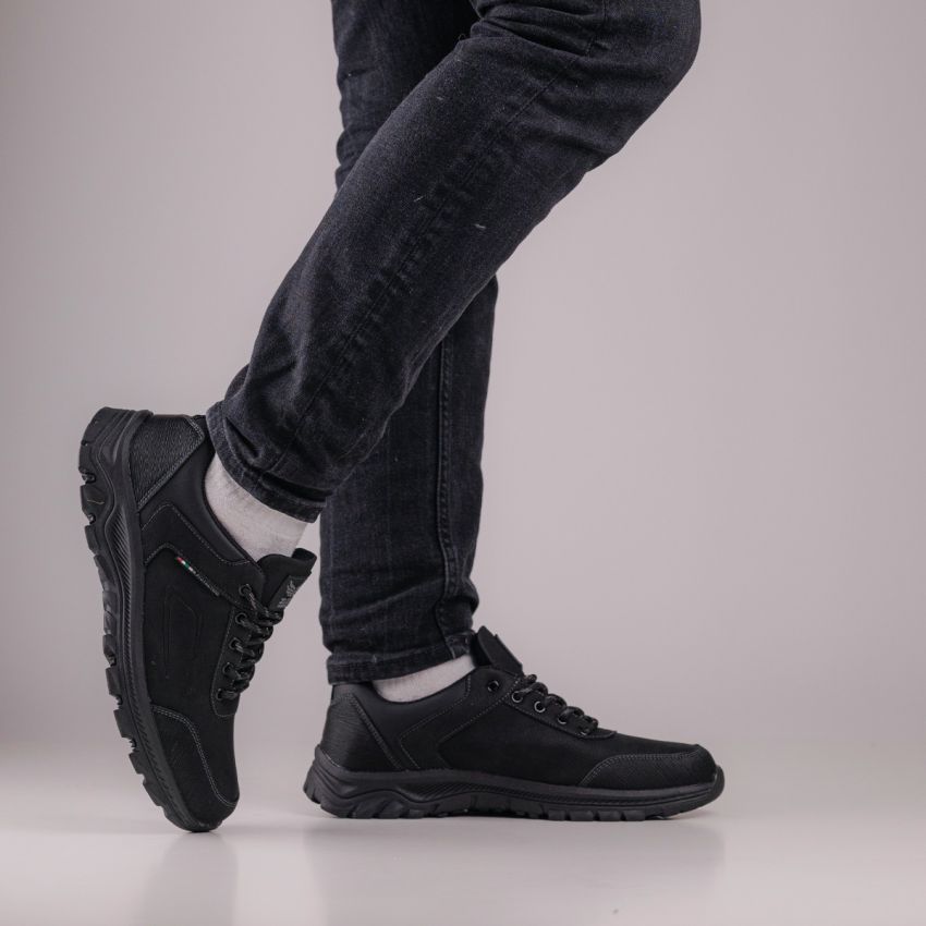 Yolera - Arn fekete férfi cipő