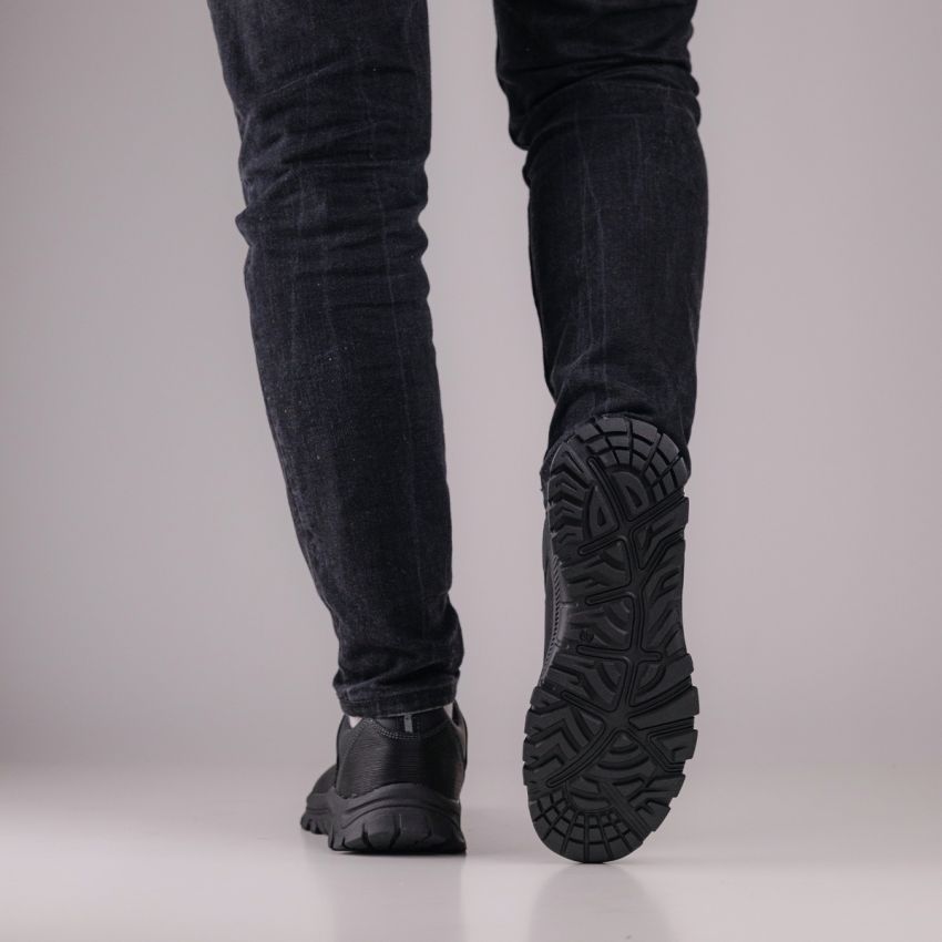 Yolera - Arn fekete férfi cipő