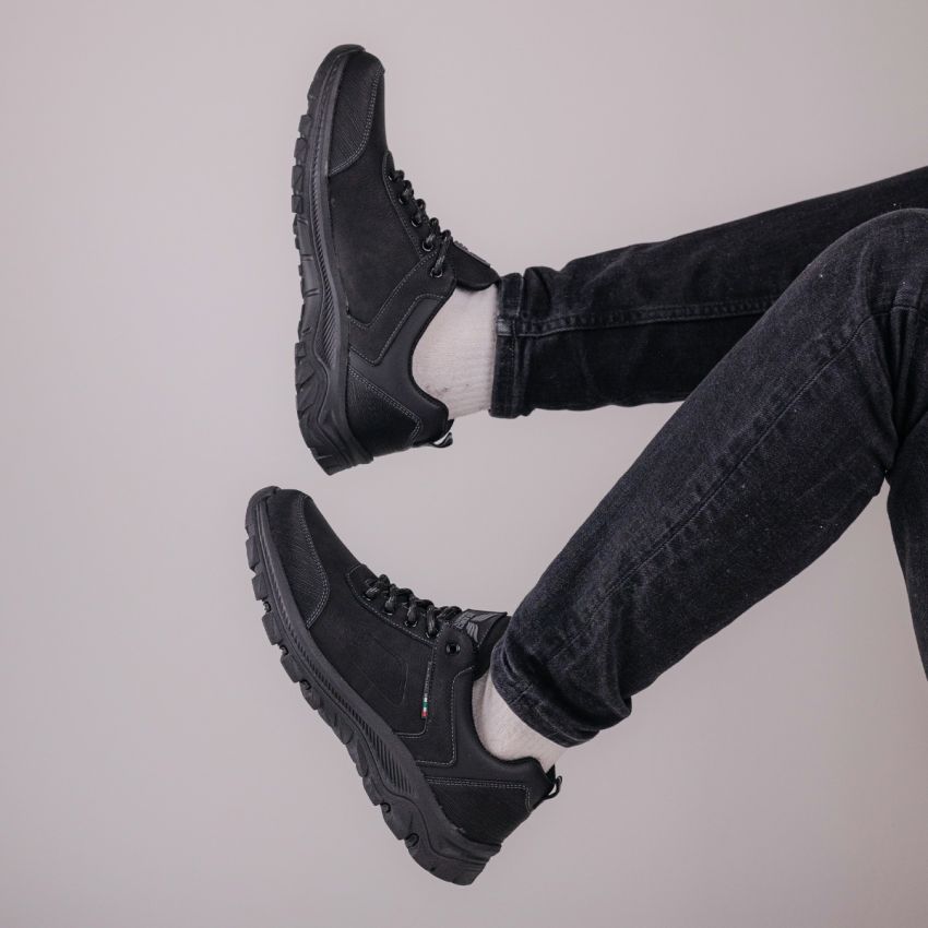 Yolera - Arn fekete férfi cipő