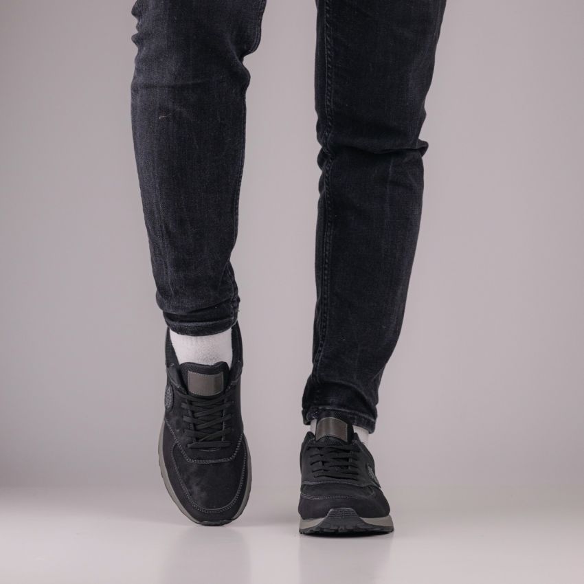 Yolera - Dean fekete férfi cipő