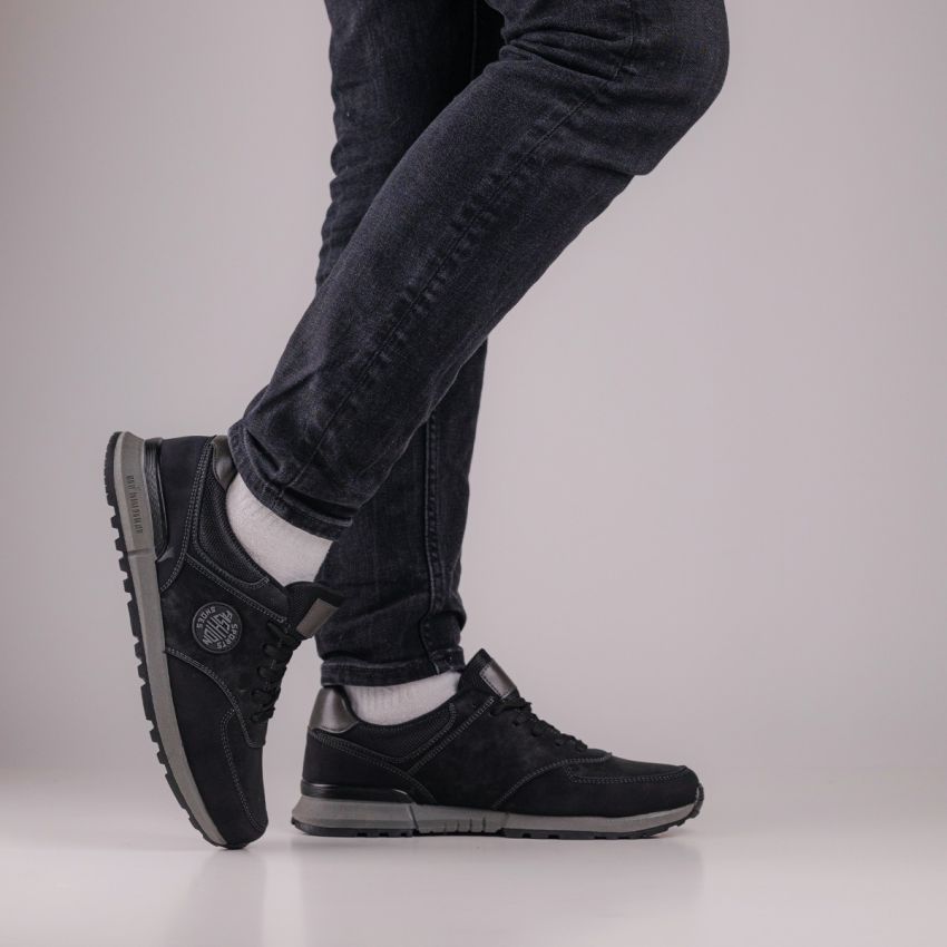 Yolera - Dean fekete férfi cipő