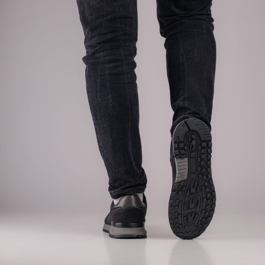 Yolera - Dean fekete férfi cipő