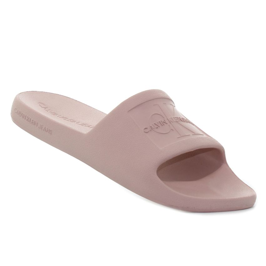Calvin Klein Slide Monogram rózsaszín női papucs