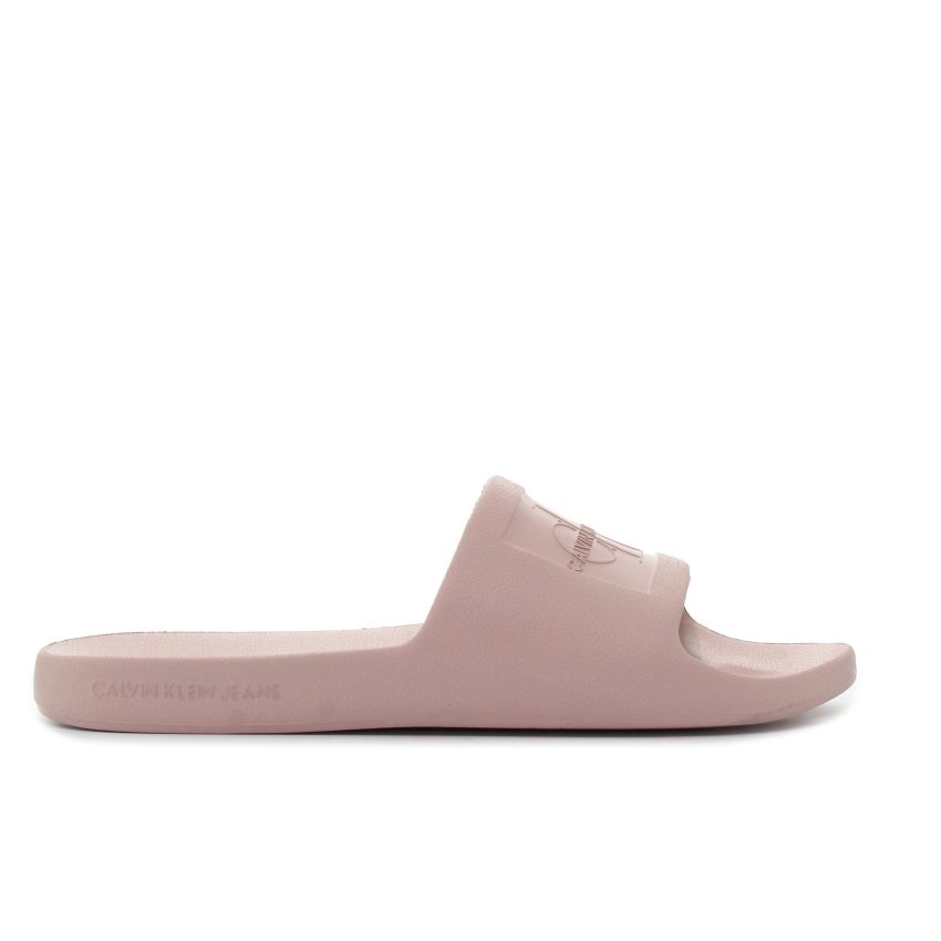 Calvin Klein Slide Monogram rózsaszín női papucs