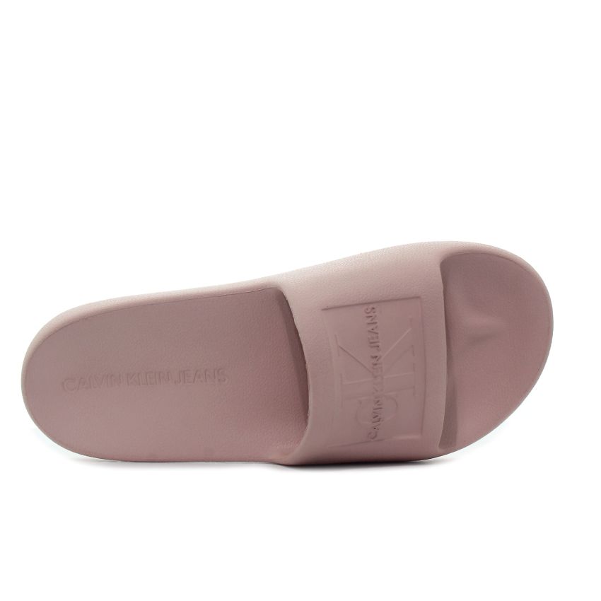 Calvin Klein Slide Monogram rózsaszín női papucs