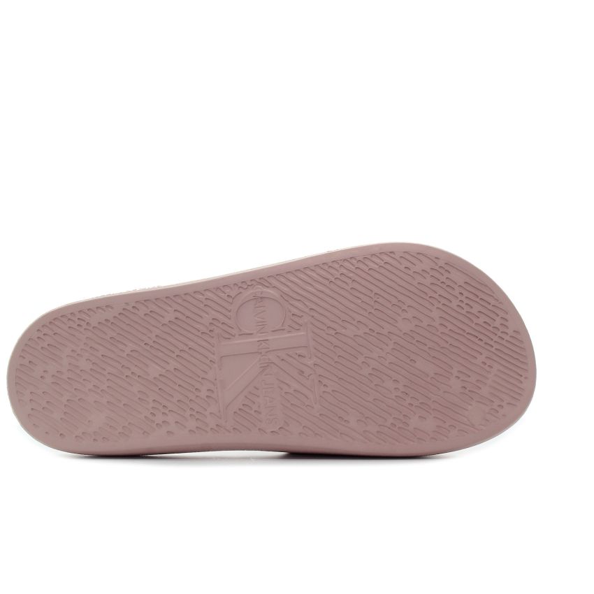 Calvin Klein Slide Monogram rózsaszín női papucs