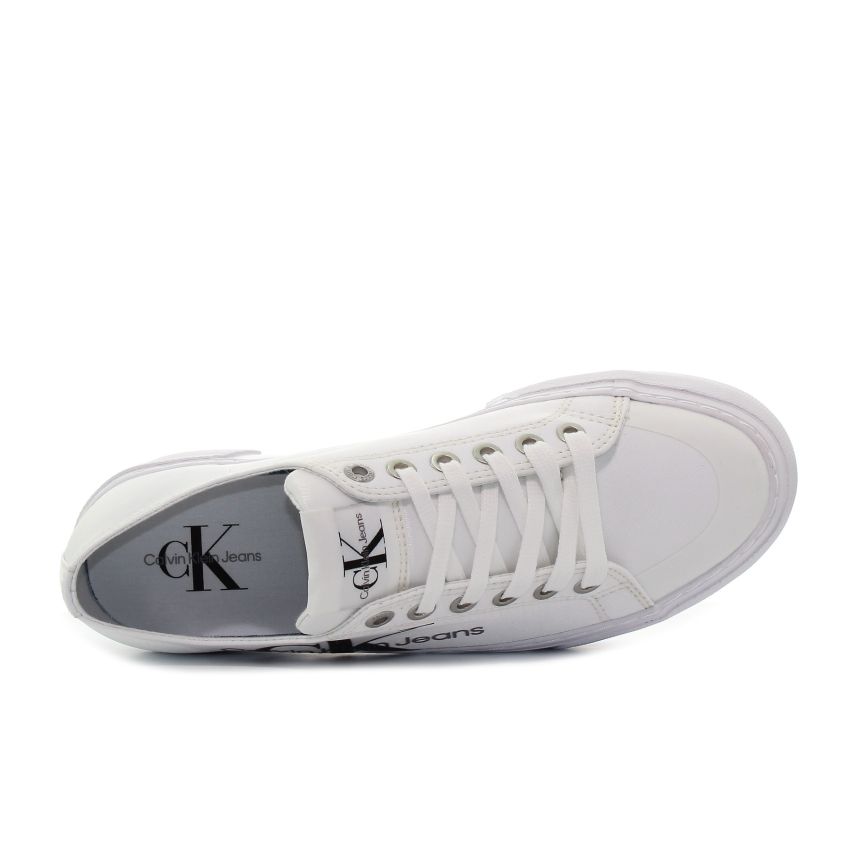 Calvin Klein Flatform Vulcanized fehér platformos női cipő