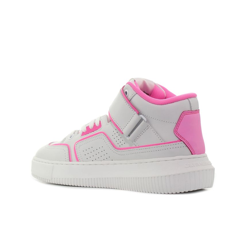 Calvin Klein Chunky Cupsole Laceup Mid fehér női cipő