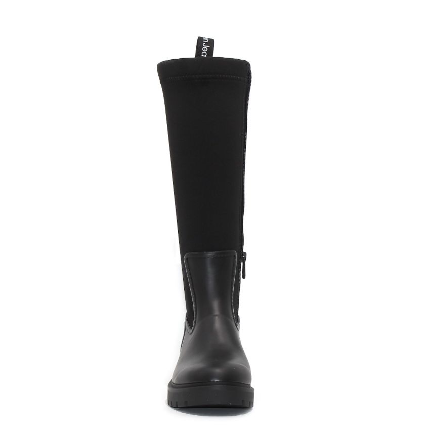 Calvin Klein High Rainboot fekete női csizma
