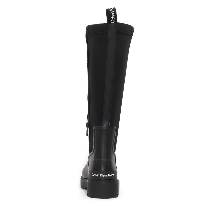 Calvin Klein High Rainboot fekete női csizma