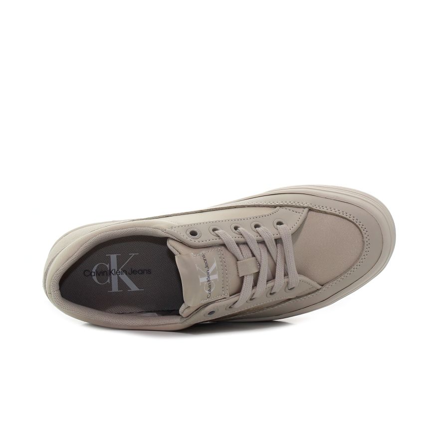 Calvin Klein Vulcanized Flatform Low Cut platformos bézs női cipő
