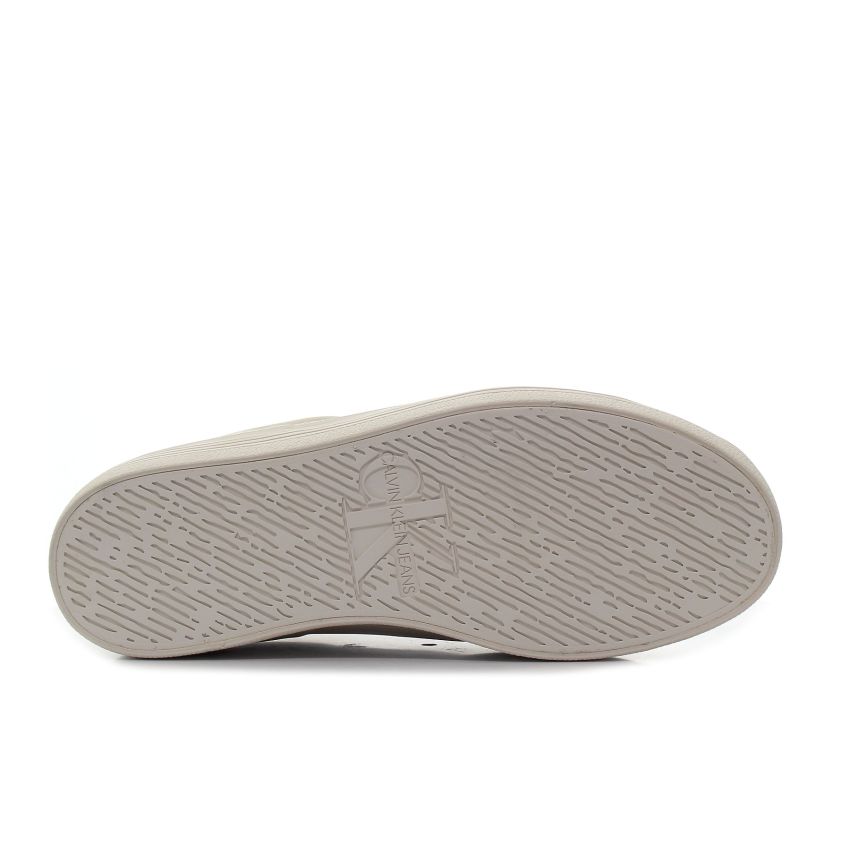Calvin Klein Vulcanized Flatform Low Cut platformos bézs női cipő