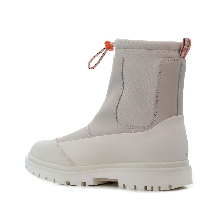 Calvin Klein Chunky Combat Chelsea Boot bézs női csizma