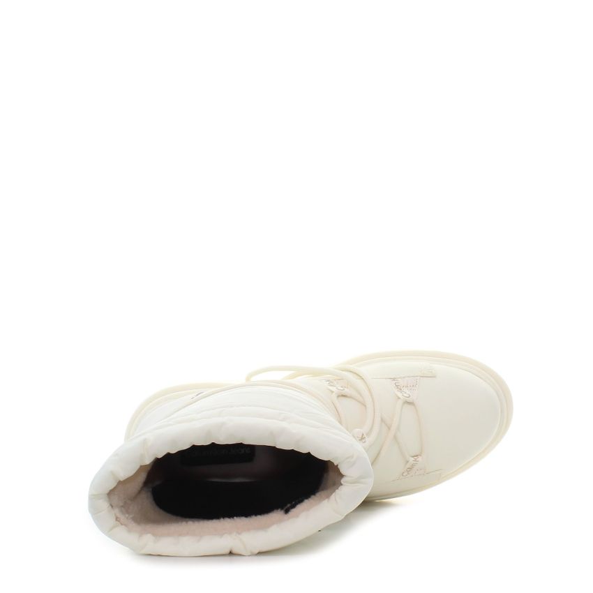 Calvin Klein Flatform Snow Boot törtfehér női csizma