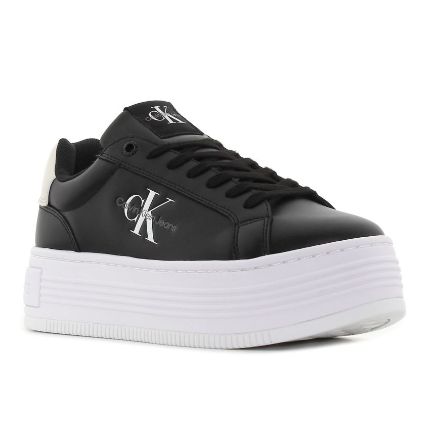 Calvin Klein Bold Platform Low fekete női platformos cipő