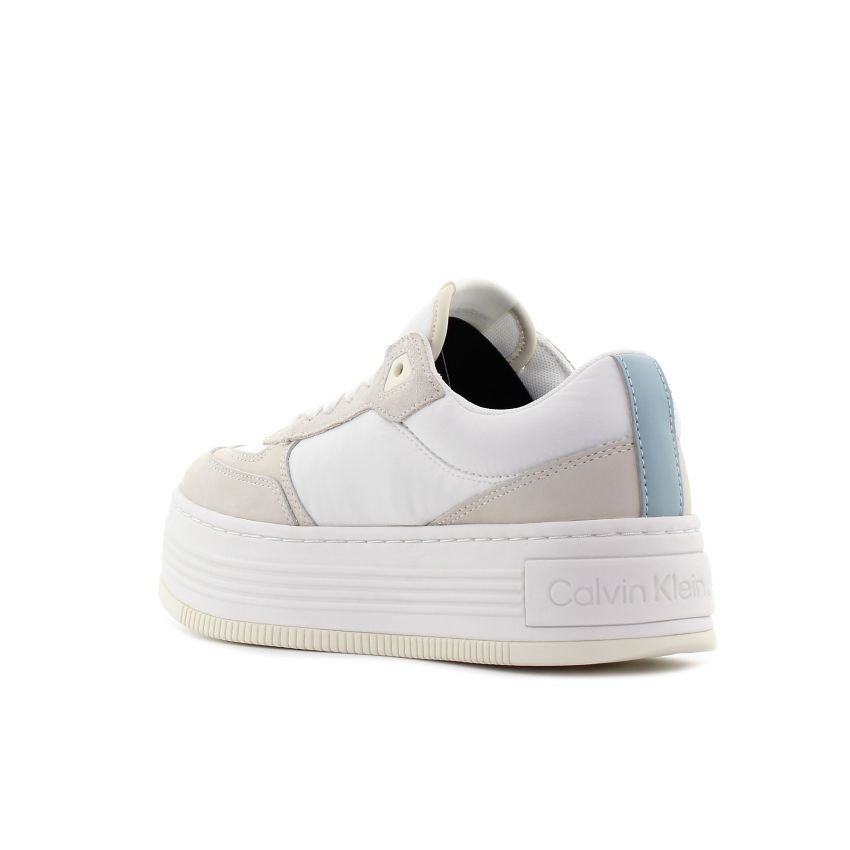 Calvin Klein Bold Flatform Low Lace bézs női platformos cipő