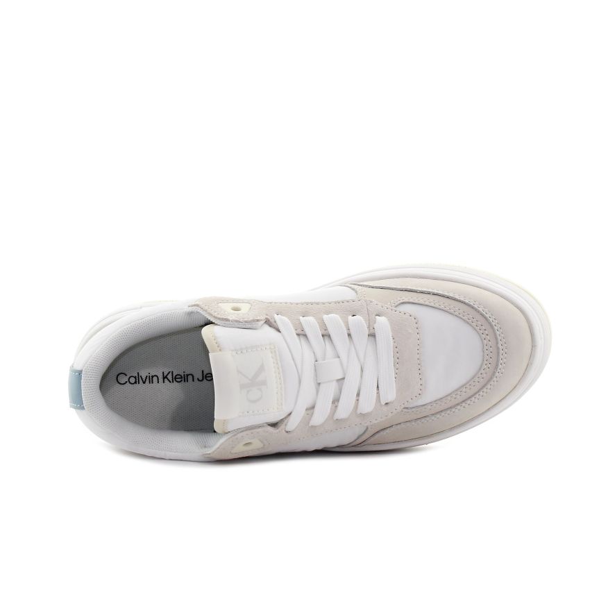 Calvin Klein Bold Flatform Low Lace bézs női platformos cipő