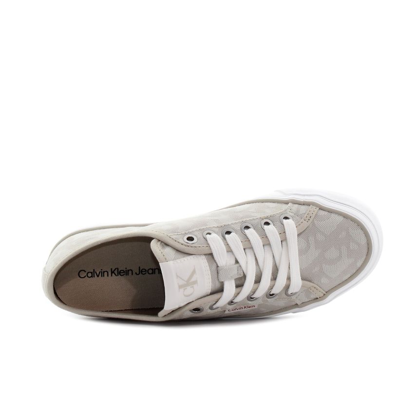 Calvin Klein Vulc Flatform Jacqua bézs női cipő