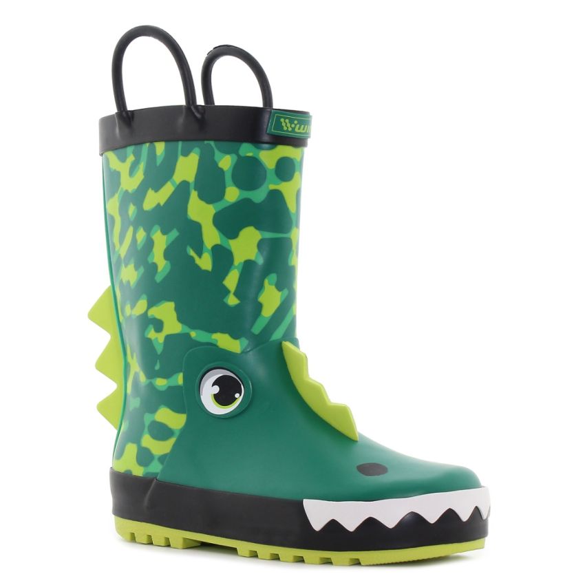 Wink - Aqqo zöld fiú baba gumicsizma -BD61068-B