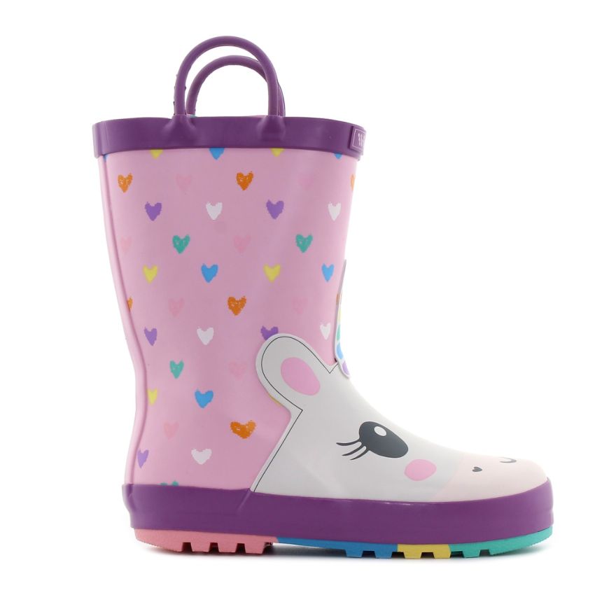 Wink - Aqqo rózsaszín lány baba gumicsizma -BD61078-B