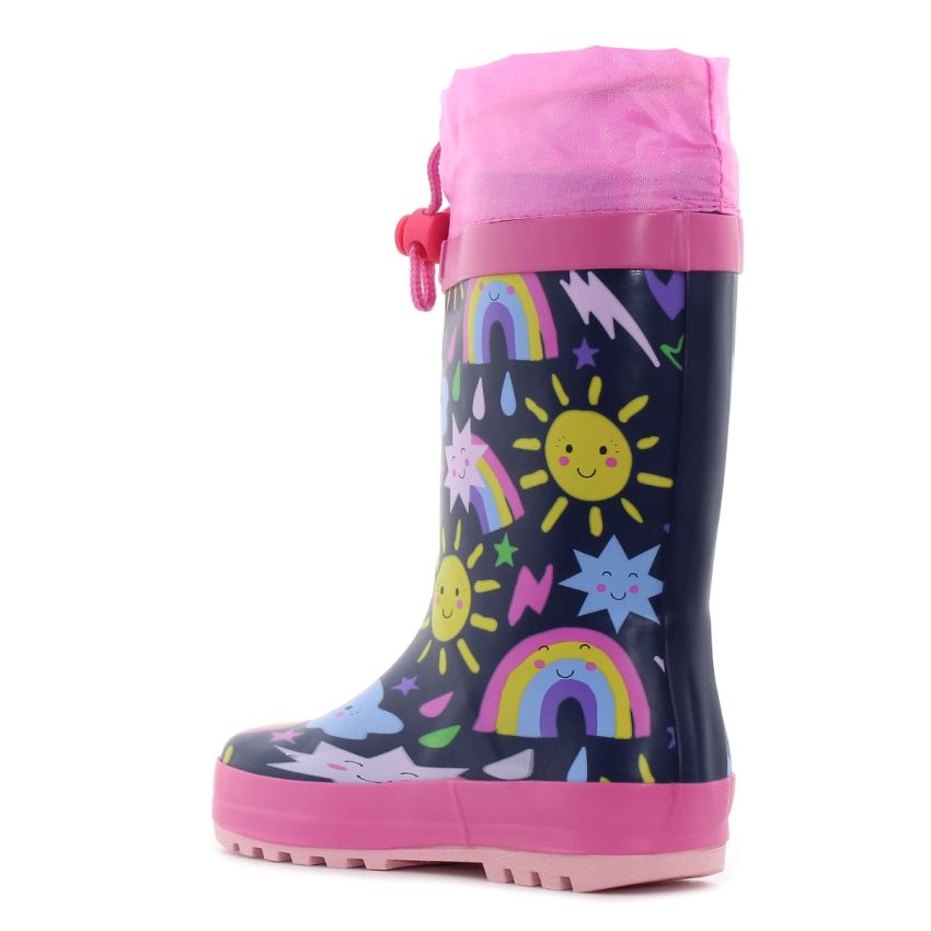 Wink - Aqqo sötétkék lány baba gumicsizma