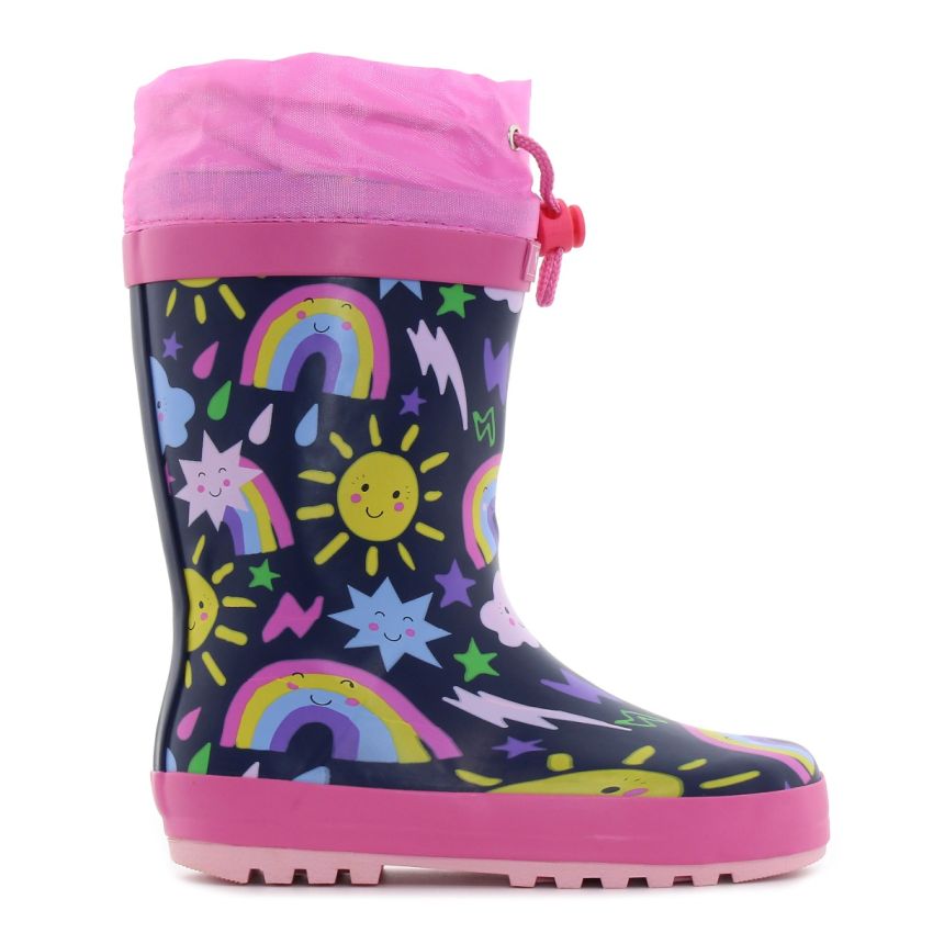 Wink - Aqqo sötétkék lány baba gumicsizma