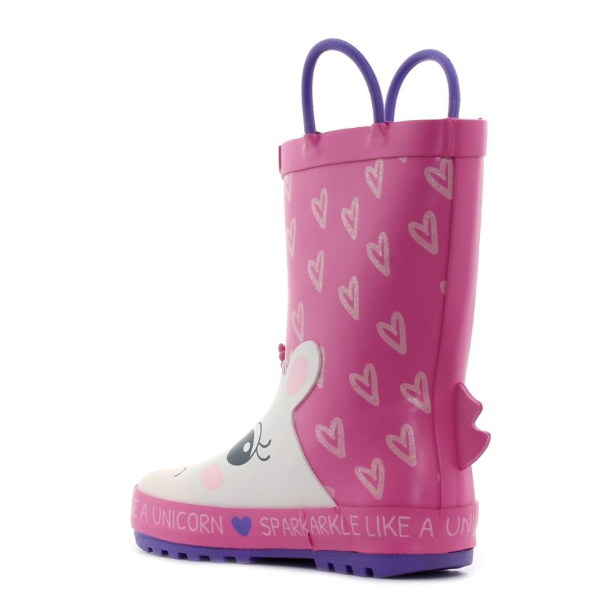 Wink - Aqqo rózsaszín lány baba gumicsizma