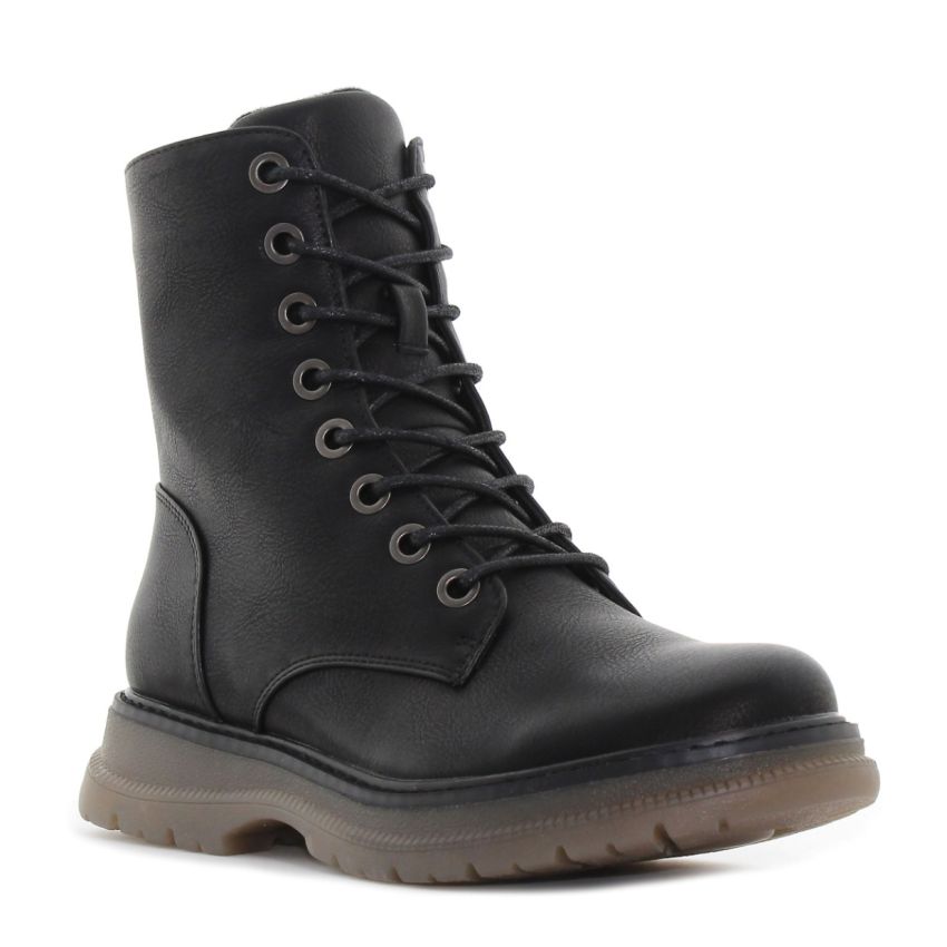 Wink - Contradoq fekete női bakancs