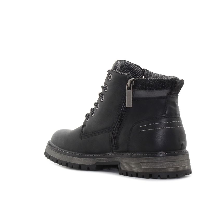 Wink - Thum fekete férfi bakancs