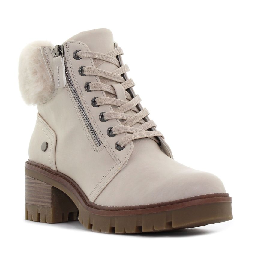 Wink - Ellos bézs női csizma