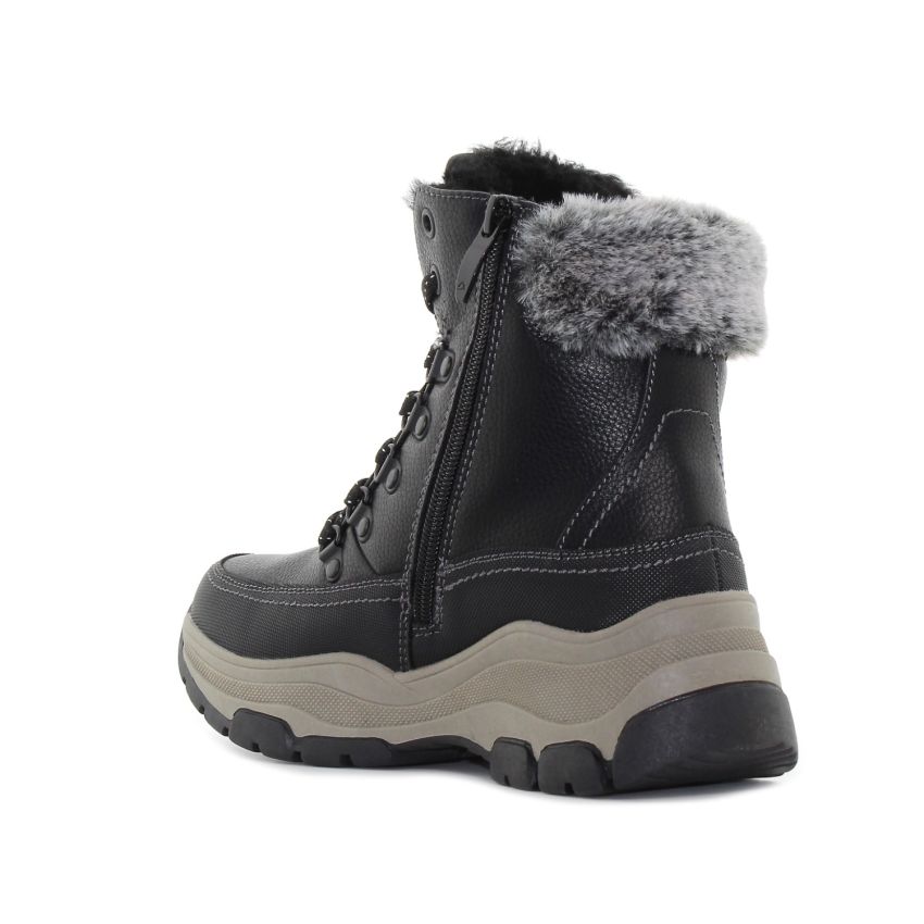 Wink - Bugu fekete női csizma