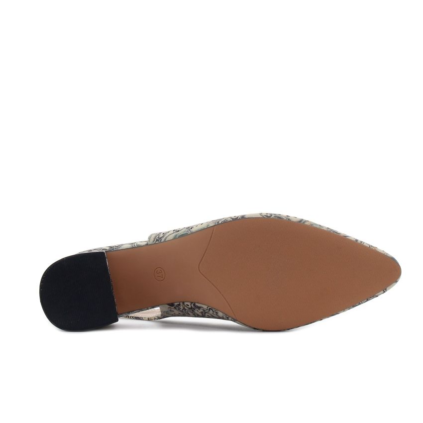 Yolera - Tina bézs női magassarkú -BY6885-5