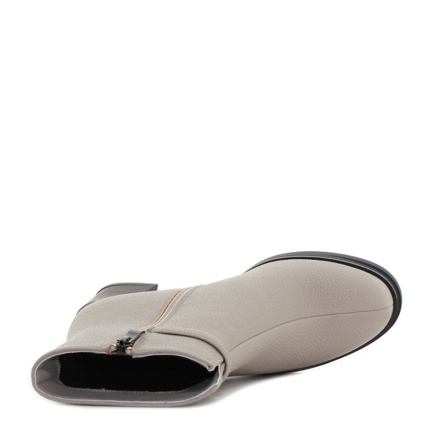 Yolera - Cheet bézs női bokacsizma -BY6904-1