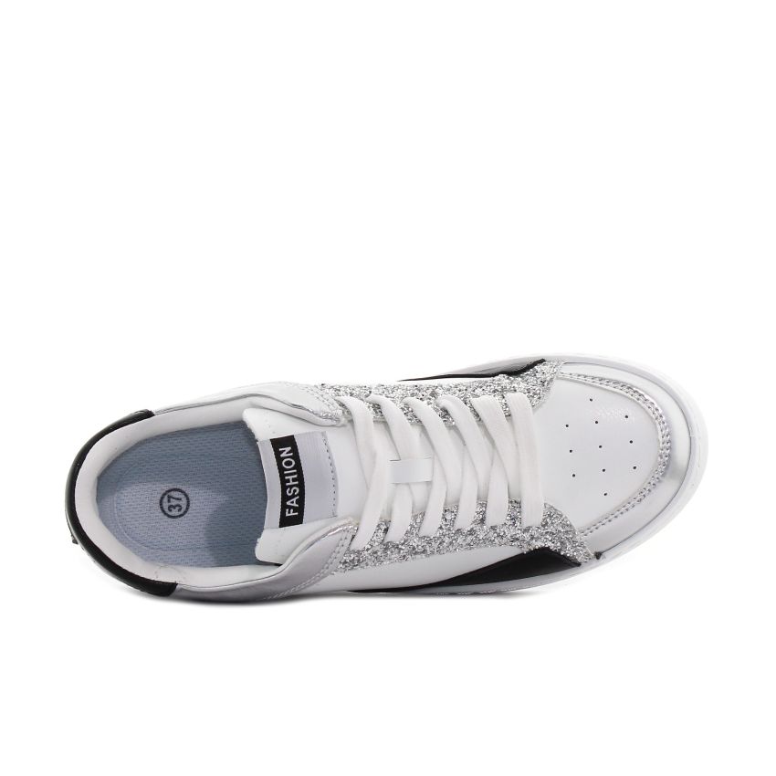 Yolera - Spark ezüst női sneaker