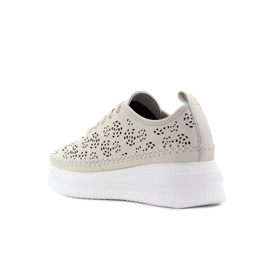 Yolera - Pattern bézs női sneaker