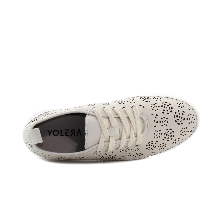 Yolera - Pattern bézs női sneaker