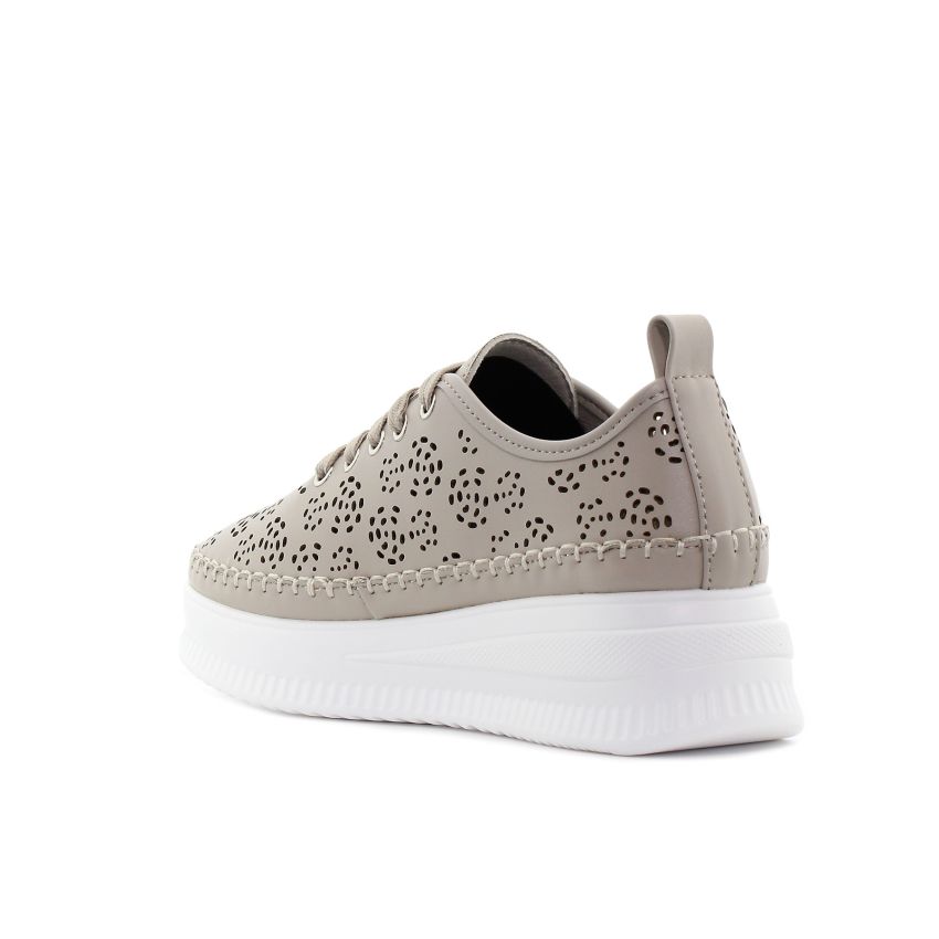 Yolera - Pattern bézs női sneaker