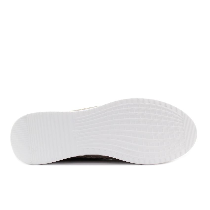 Yolera - Pattern bézs női sneaker