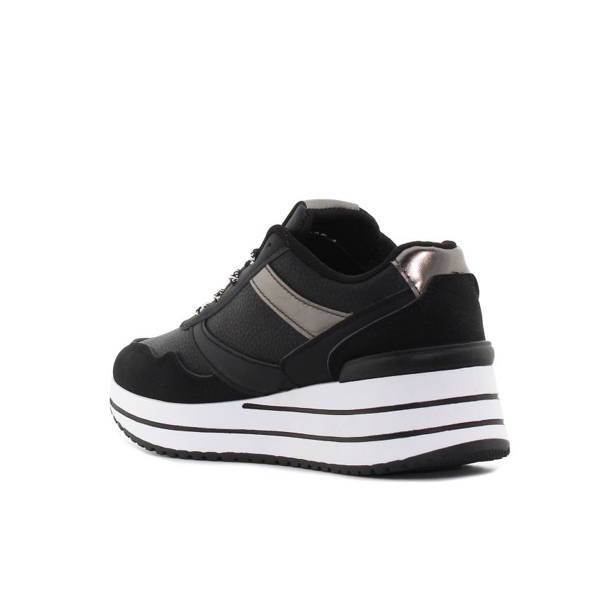 Yolera - Step fekete női sneaker