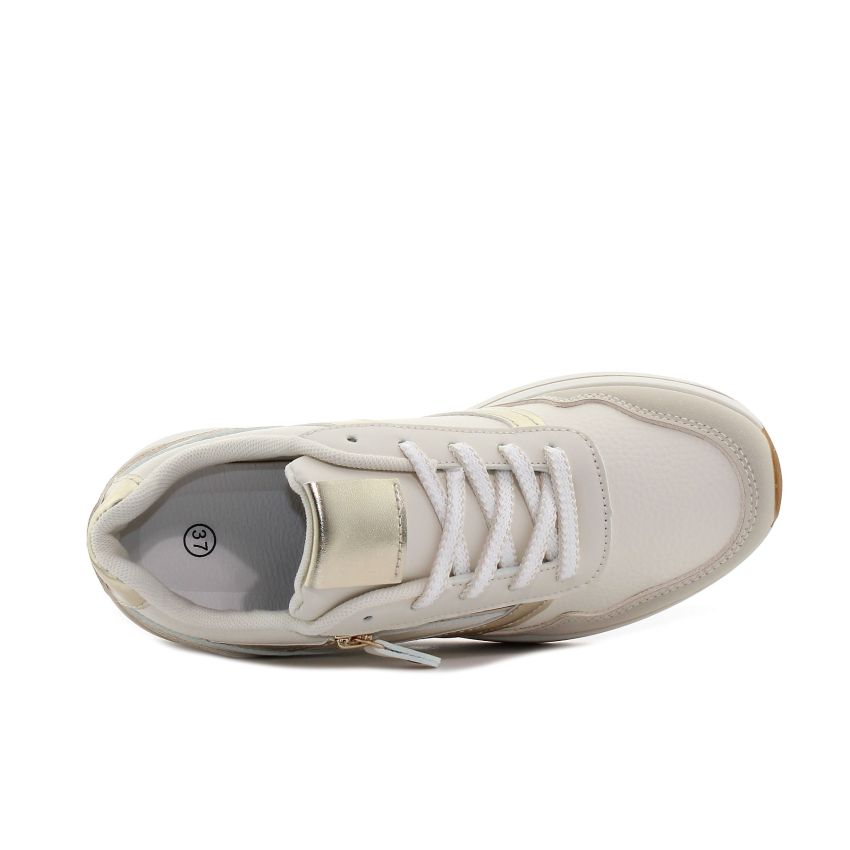 Yolera - Step bézs női sneaker
