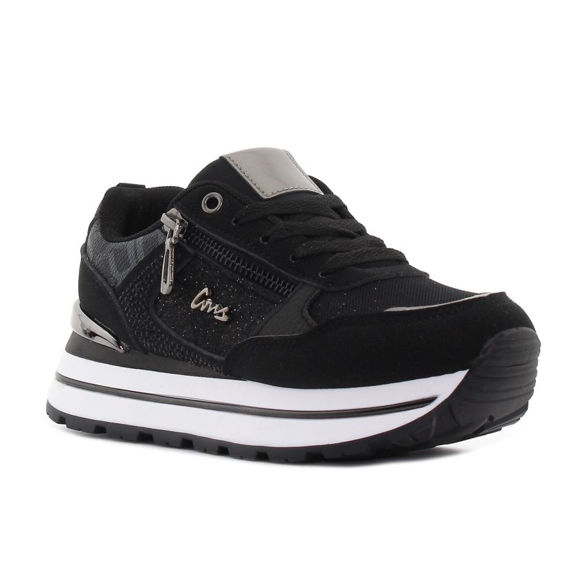 Yolera - Guns fekete női sneaker