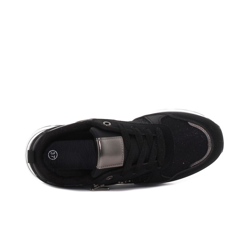 Yolera - Guns fekete női sneaker