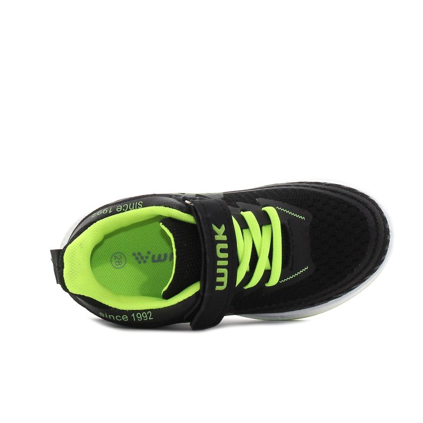 Wink - Ilaer fekete fiú sneaker
