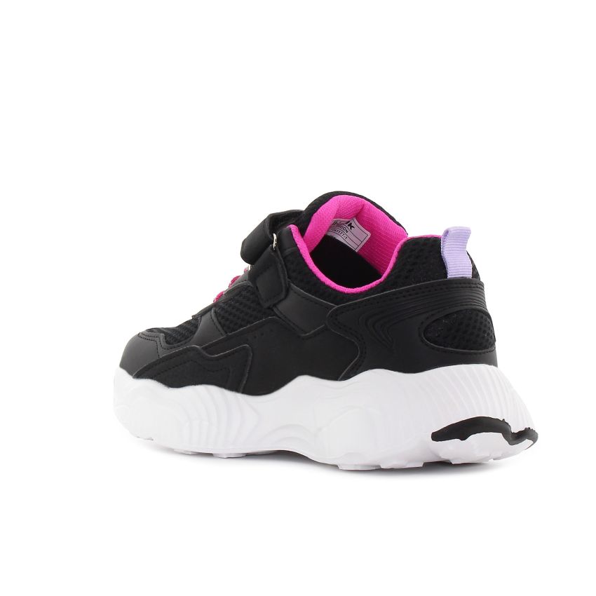 Wink - Rhidon fekete lány tépőzáras sneaker -FD61177-1GY