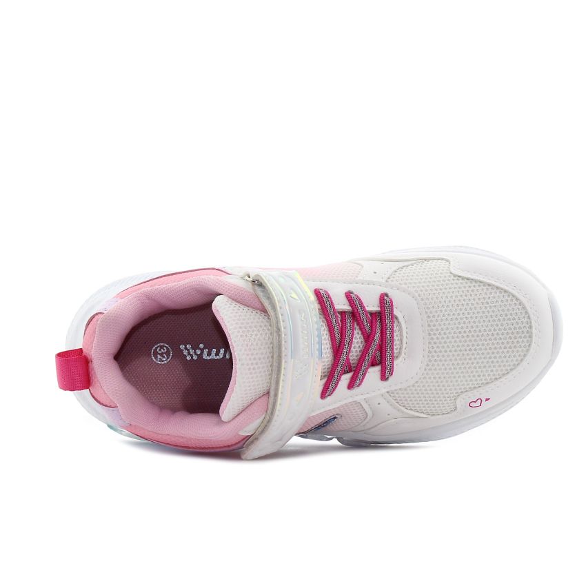 Wink - Nestel fehér lány tépőzáras sneaker -FD61202-4GY