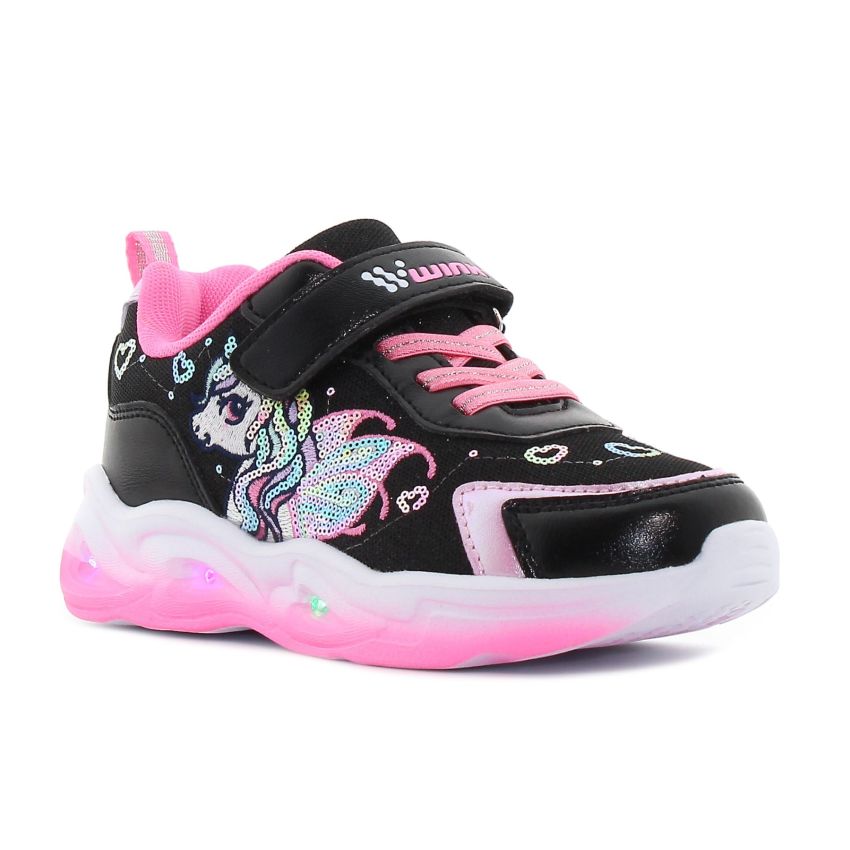 Wink - Ylla fekete lány sneaker -FE61006-5GY