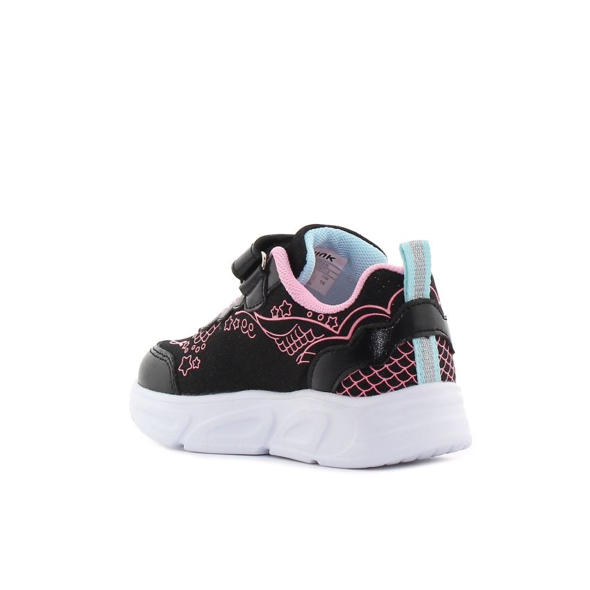 Wink - Cyran fekete lány baba villogó sneaker -FE61007-3B