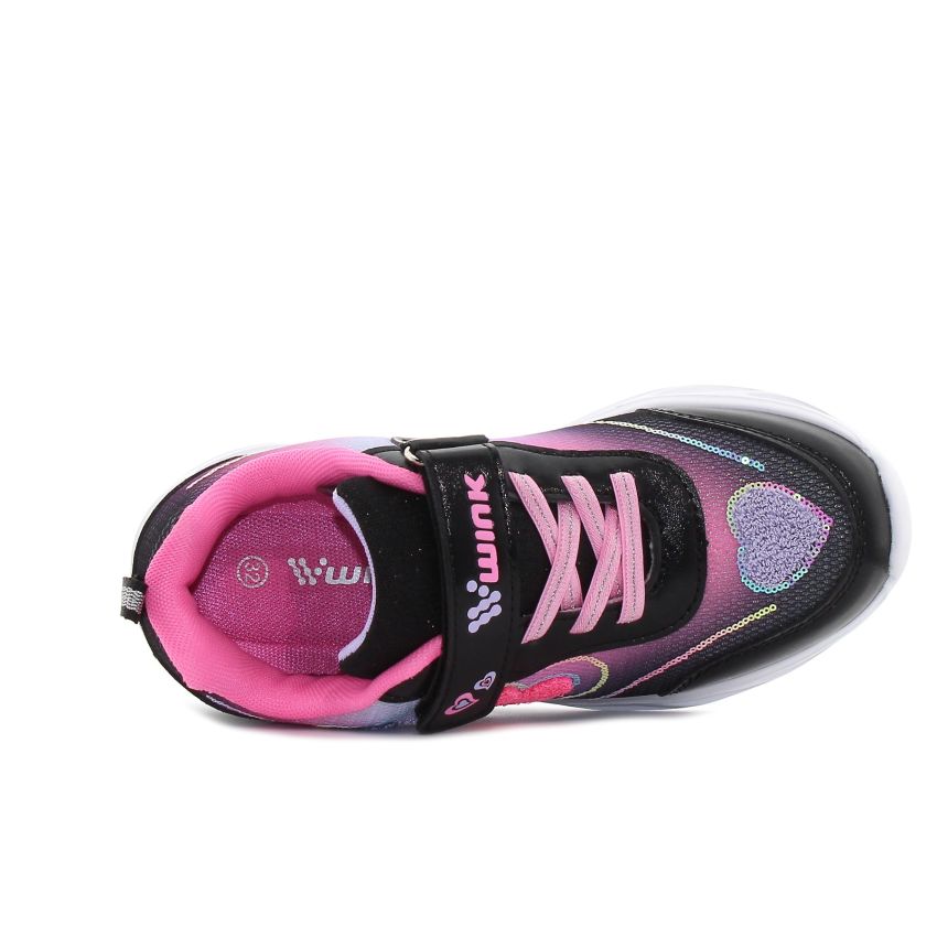 Wink - Kilyn fekete lány sneaker